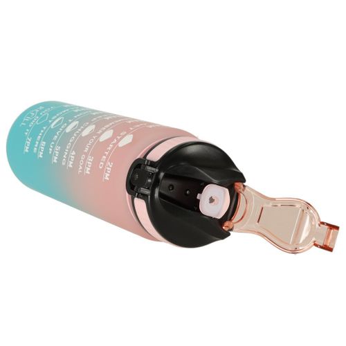 Butelka na wodę bidon 1l różowo-niebieska na Arena.pl