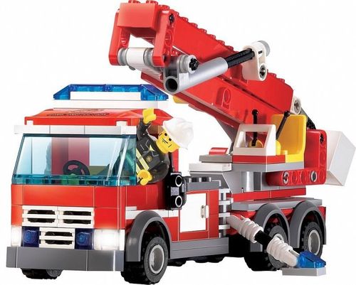 Klocki MyFireBrigade 244 elementy - Wóz strażacki na Arena.pl