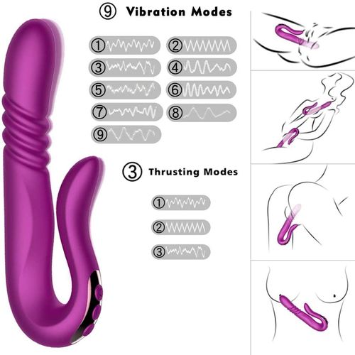 deluxe twirling vibrating thruster purple na Arena.pl