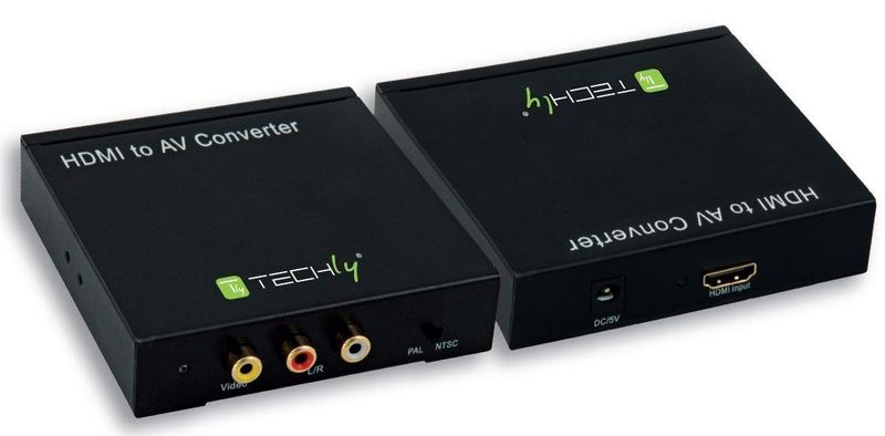 KONWERTER ADAPTER HDMI NA RCA COMPOSITE VIDEO + AUDIO L/R zdjęcie 2