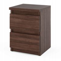 SZAFKA NOCNA Stolik 2 szuflady komoda Dąb Wenge nakastlik 30 CM do