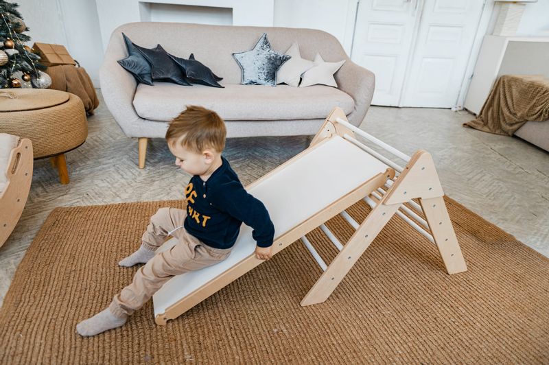 domowy plac zabaw Moon Max biały zdjęcie 4