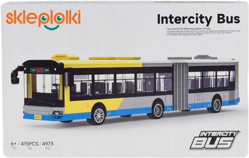 KLOCKI KONSTRUKCYJNE CIĘŻARÓWKA AUTOBUS BUS PRZEGUBOWY MODEL DLA DZIECI na Arena.pl