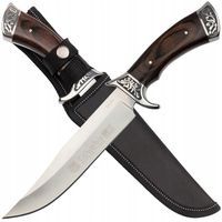 NÓŻ TAKTYCZNY MYŚLIWSKI WOJSKOWY FINKA SURVIVALOWY + POKROWIEC CORDURA