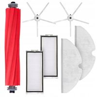 ZESTAW SZCZOTKI FILTRY MOP ŚCIERECZKI DO ROBOROCK Q7 MAX PLUS + T8