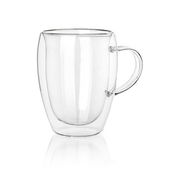 szklanka termiczna kubek 350ml z podwójną scianką do kawy herbaty
