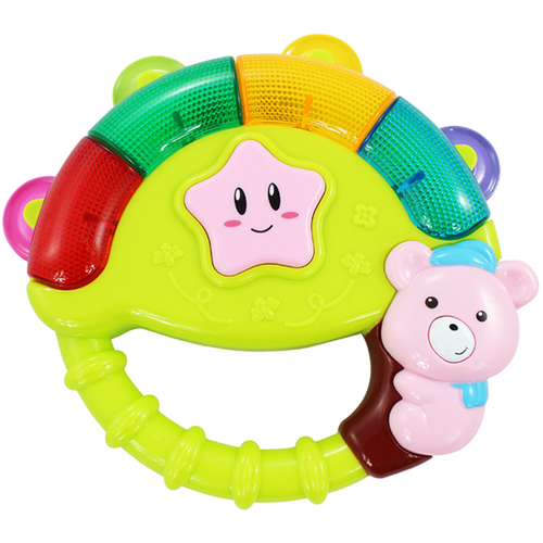 Interaktywny Tamburyn Z Misiem Dla Dzieci Grzechotka Światełka I Melodie na Arena.pl