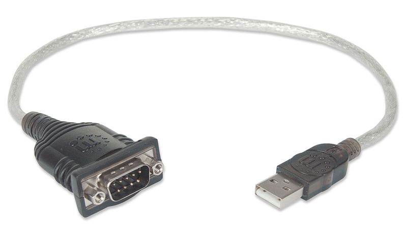 Konwerter Adapter Manhattan USB na RS232/COM/DB9 M/M, 45cm 205146 zdjęcie 3