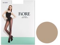 Rajstopy lycra 40 den pół kryjące z połyskiem NINA Sand 2