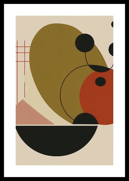 Plakat 56,6x86,4cm Geometryczny Balans zdjęcie 3