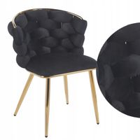 krzesło k47-fx (g) velvet czarne