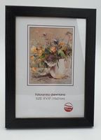 fotoramka  drewniana 15x21 CZARNA