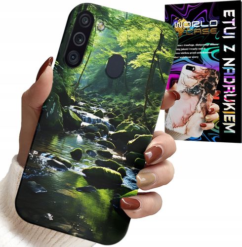 ETUI DO SAMSUNG GALAXY A21 - LAS RZEKA STRUMIEŃ PRZYRODA WIDOKI na Arena.pl