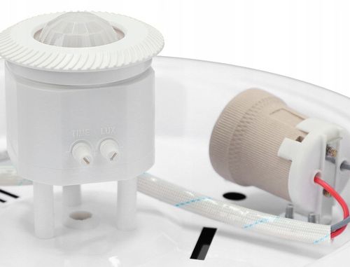 Plafon LED lampa Sufitowa Panel Czujnik Ruchu E27 na żarówkę natynkowy na Arena.pl