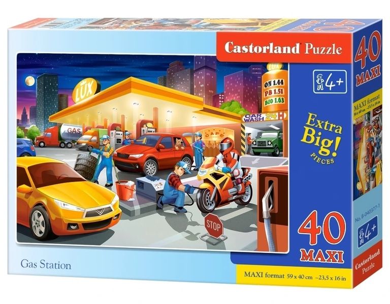 PUZZLE 40 EL.MAXI GAS STATION zdjęcie 1