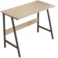 BIURKO KOMPUTEROWE LOFT INDUSTRIALNE NOWOCZESNE SZKOLNE 100 CM DĄB