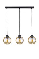 Lampa wisząca 3xE27 AMBRE BLACK