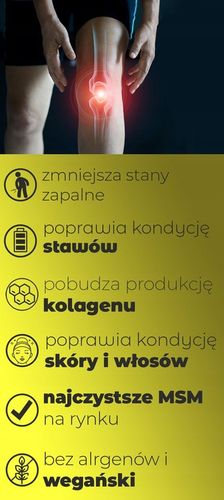 SIARKA MSM Amix Mocna Formuła 3000mg - Kapsułki najczystsza siarka OptiMSM na Arena.pl