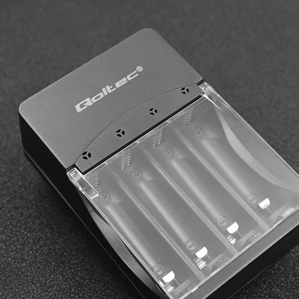 Qoltec Ładowarka do akumulatorków Ni-MH typu R03/AAA R6/AA | 300mA zdjęcie 9