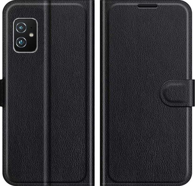 Litchi Asus Zenfone 8 Czarny zdjęcie 2