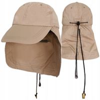CZAPKA Z DASZKIEM NAKARCZKIEM FOX OUTDOOR MFH SAHARA PUSTYNNA OCHRONA KARKU