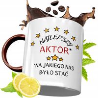 Kubek Bordowy Dla Aktora Na Urodziny Prezent Z Nadrukiem Ze Zdjęciem