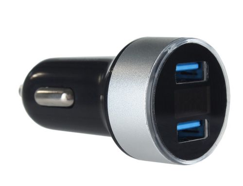 Ładowarka Samochodowa Woltomierz LCD 2xUSB 3.1A na Arena.pl