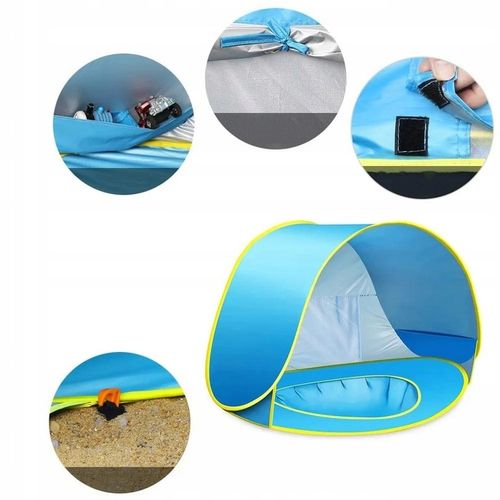 NAMIOT PLAŻOWY Z BASENEM PARAWAN SAMOROZKŁADAJĄCY DO OGRODU NA PLAŻĘ na Arena.pl
