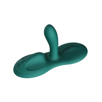 wibrator wielofunkcyjny flora turquoise green zalo