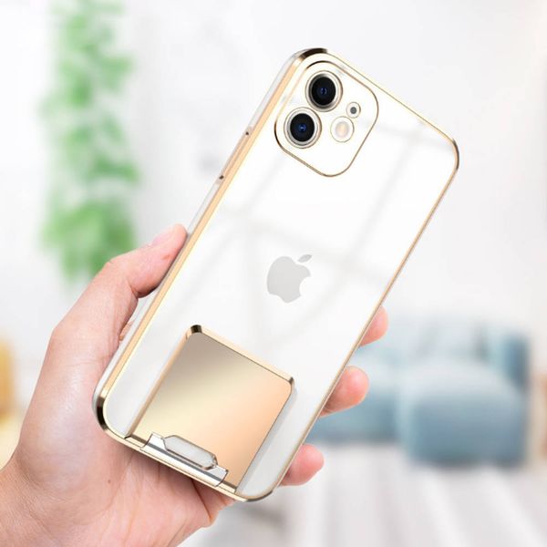 Etui Iphone 13 Pro Kickstand Case Złote zdjęcie 5