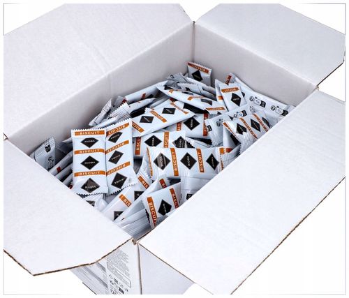 CIASTKA DO KAWY karmelowe RIOBA Thank You 1200g 200szt pakowane pojedynczo na Arena.pl