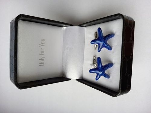 Złote spinki do mankietów Samolot Boeing 737 Lot na Arena.pl