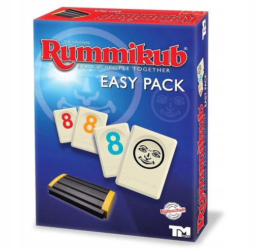 Gra Rummikub EASY PACK gra logiczna liczbowa nowa wersja 4 graczy rodzinna na Arena.pl