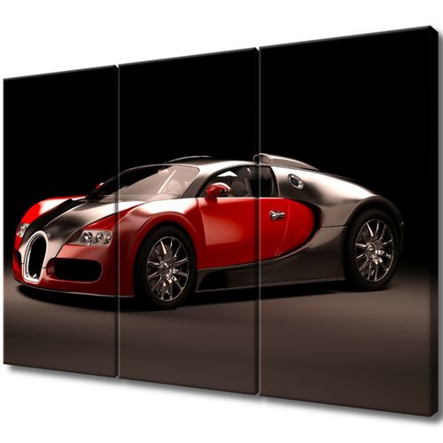 Fotoobraz 90X60 Czerwone Bugatti Veyron na Arena.pl