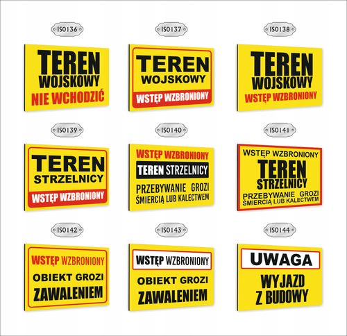 Tabliczka znak informacyjny dibond20X15 UWAGA WYKOPY na Arena.pl