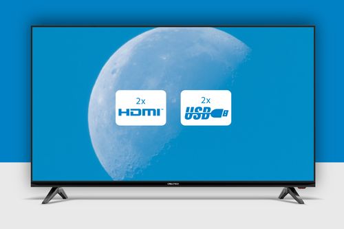 Telewizor 40'' Cabletech Full HD 2xHDMI 2xUSB DVB-T2/C H.265 HEVC na Arena.pl