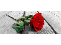 100X40CM RÓŻA DESKACH OBRAZ DREWNO