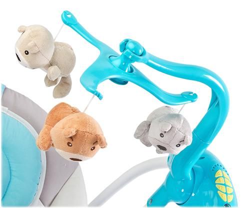 CARETERO LOOP BLUE HUŚTAWKA ELEKTRYCZNA+karuzelka zdjęcie 4