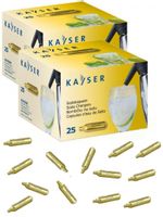 NABOJE CO2 DO SYFONU DO WODY SODOWEJ SATURATORA 50 SZTUK KAYSER 11022