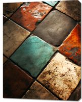 Obraz 70x90cm Ceramiczna Kompozycja