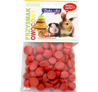 DAKO-ART Lux Owocowy dropsy z owocami przysmak królika chomika gryzoni