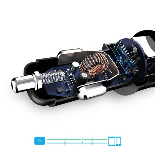ROCK Ładowarka Samochodowa 2x USB 3,4A KABEL MICRO na Arena.pl