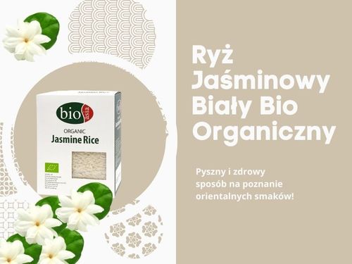 Organiczny ryż jaśminowy biały długoziarnisty bio ekologiczny 500g na Arena.pl