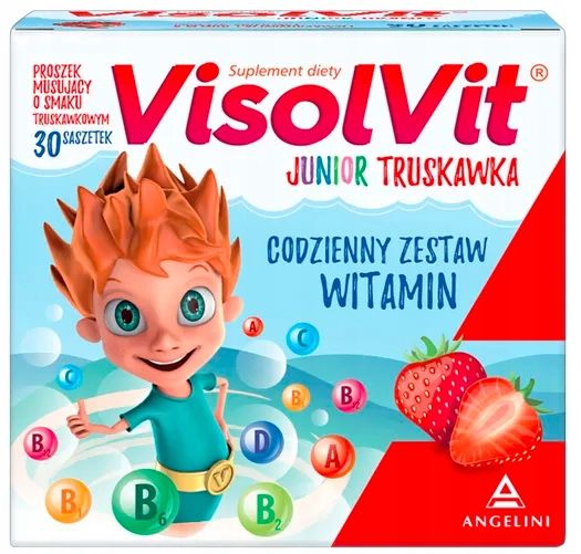 Visolvit Junior Truskawka 30 saszetek zdjęcie 1