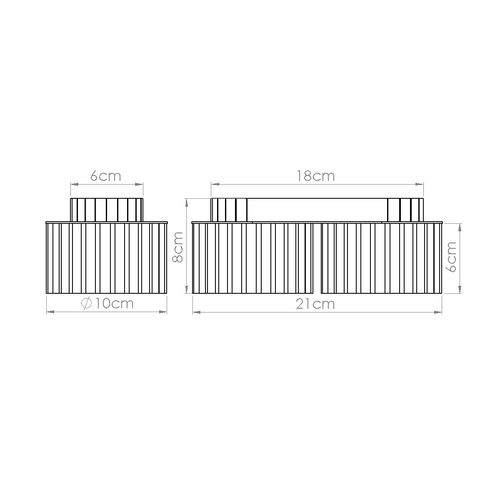 Plafon AURA 2 ultramaryna Gx53 na Arena.pl