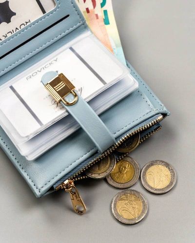 pojemny, rozbudowany portfel damski ze skóry ekologicznej - 4u cavaldi na Arena.pl