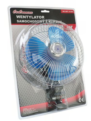 Wentylator Samochodowy Wiatrak do Auta 24V duży na Arena.pl