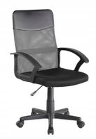 fotel obrotowy qzy-68 szaro/czarny