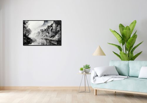 Plakat 86,4x56,8cm Mglisty Refleks na Arena.pl