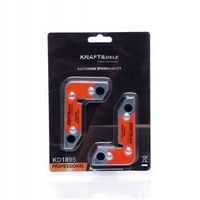 Kątownik magnetyczny spawalniczy uchwyt zestaw 2 sztuki KD1895